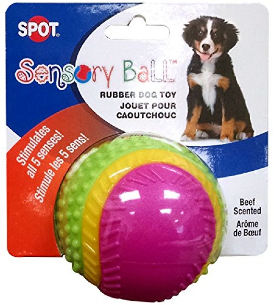 Ethical Pets Sensory Ball Dog Toy, 3.25" Blind Dog Toys