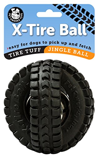 Pet Qwerks Jingle X-Tire Ball Dog Toy - Blind Dog Toys